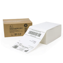 Load image into Gallery viewer, Direct Thermal Fanfold Shipping Labels (500 Z-Fold Labels) - 4&quot; x 6&quot; / 100mm x 150mm