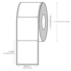 Standard Packing Label Sticker With 1" Core