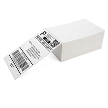 Load image into Gallery viewer, Direct Thermal Fanfold Shipping Labels (500 Z-Fold Labels) - 4&quot; x 6&quot; / 100mm x 150mm